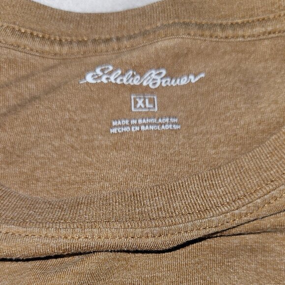 Eddie Bauer Tan T-Shirt - Picture 2 of 2